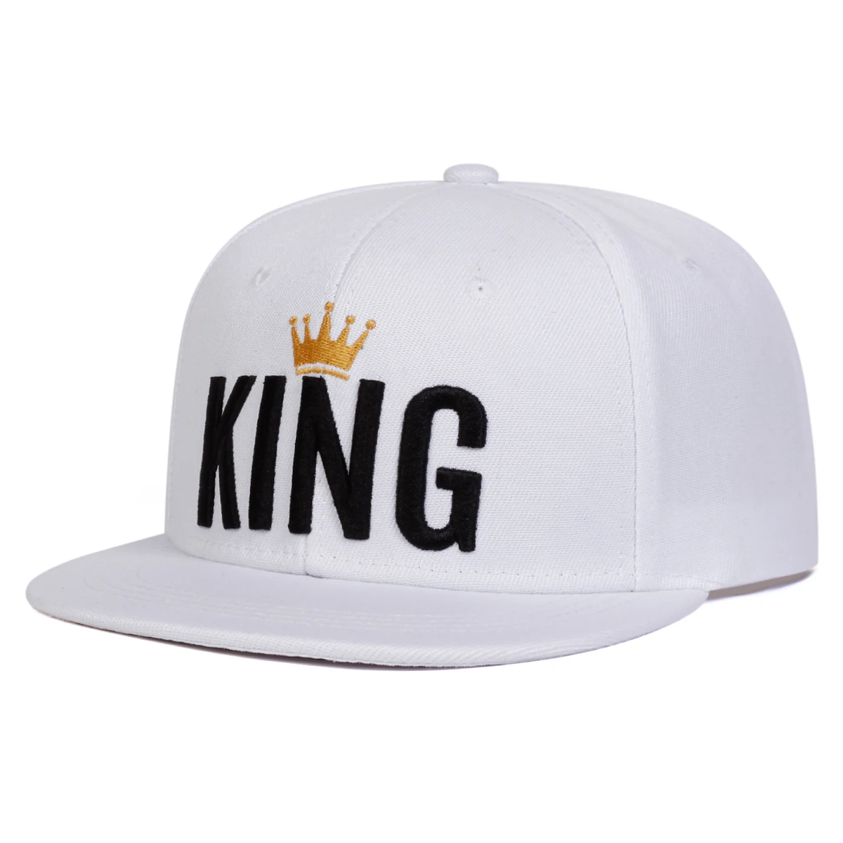 Unisex KING Crown Embroidery Hip-hop Hats Fashion Spring Autumn Outdoor Adjustable Casual Baseball Caps Sunscreen Hat