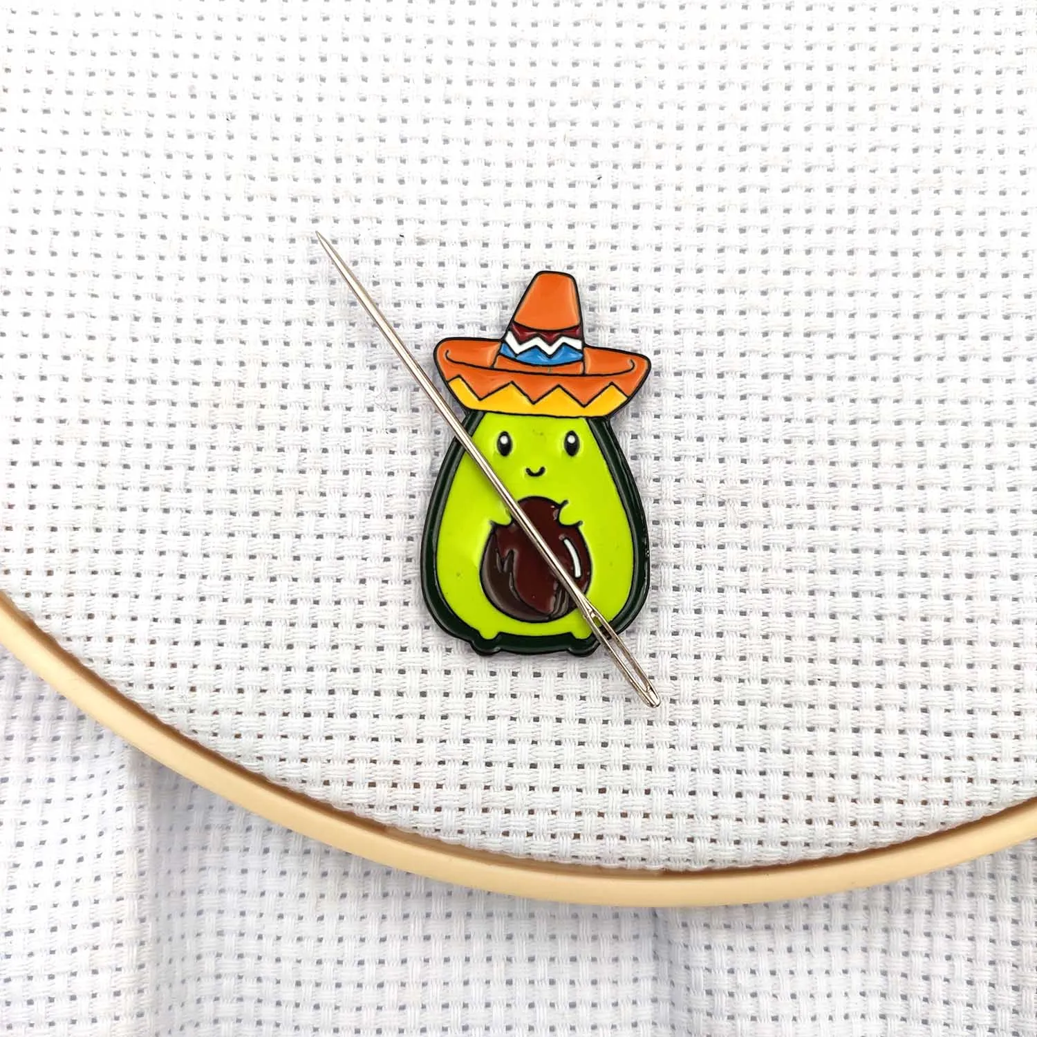 Magnetic Needle Minders for Cross Stitch Cute Avocado Sewing Magnet Needle Keeper Finder Embroidery Accessories Needle Nanny