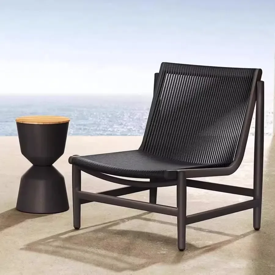 Outdoor sofa rattan garden courtyard three-piece set dining table and chair combination modern leisure furniture