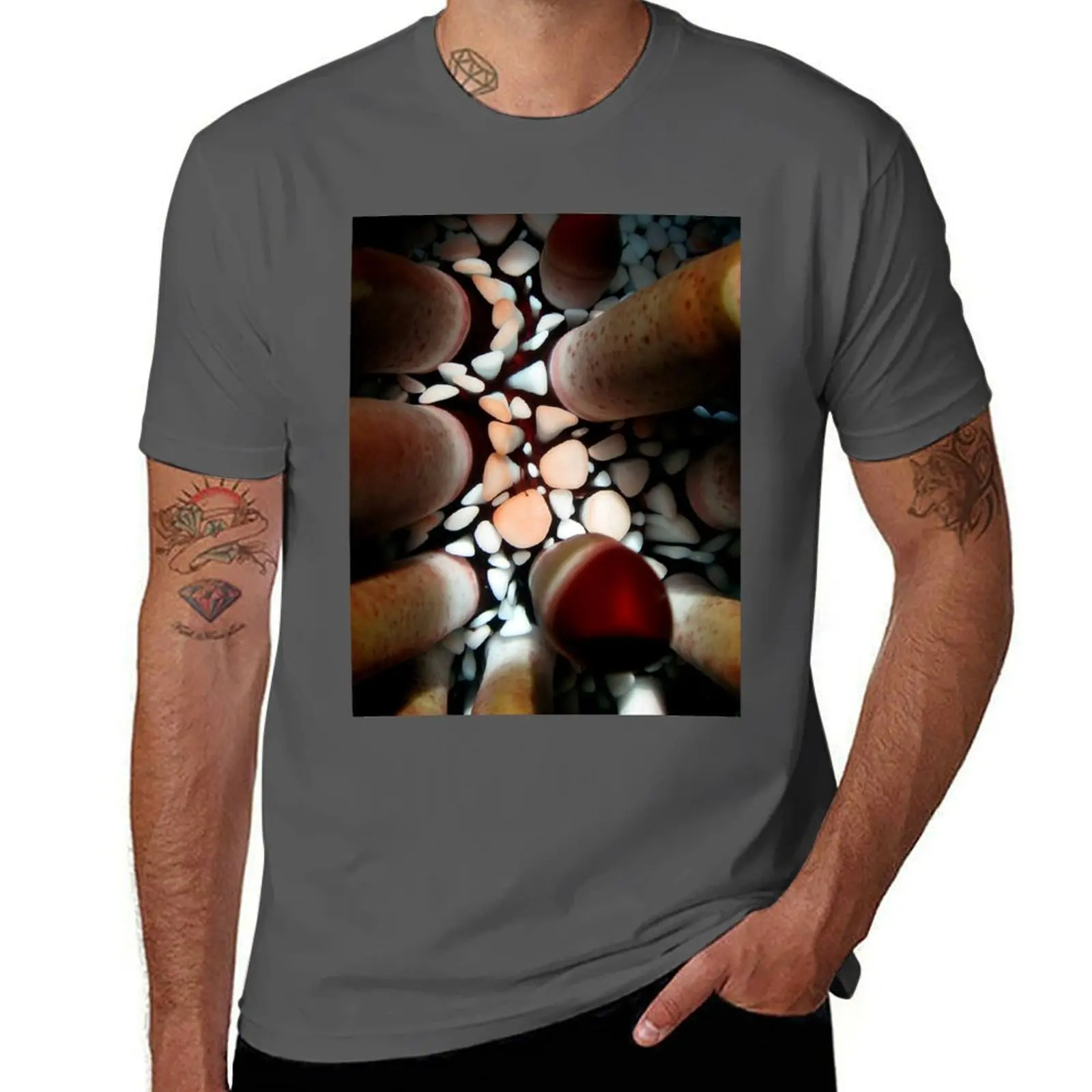 

Urchin Pencil T-Shirt Fashion Print Casual Short Sleeve