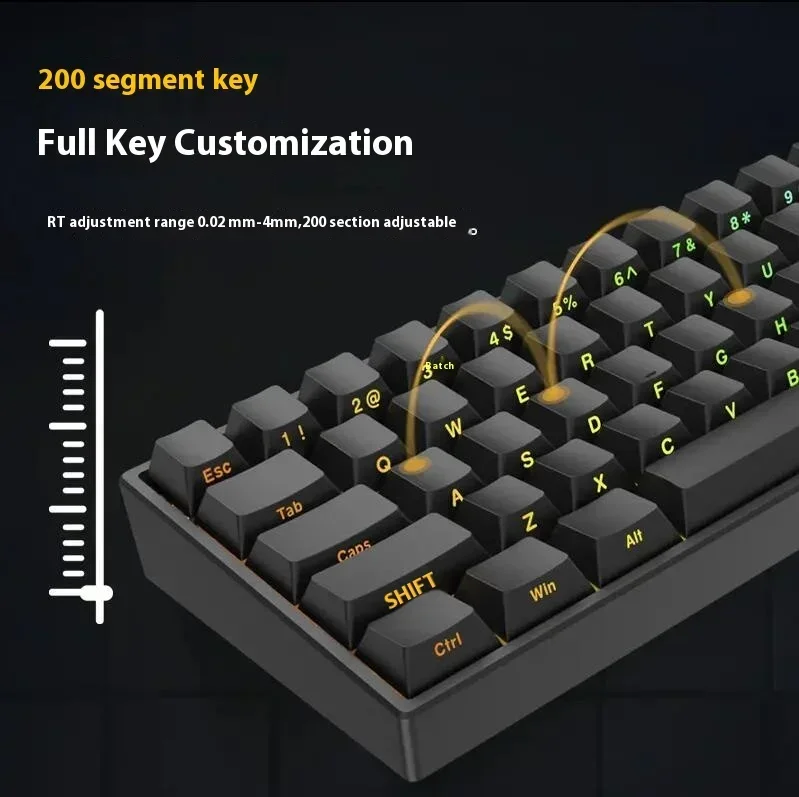 IROK ND63 Pro Magnetic Switch Mechanical Keyboard 8000hz RT0.02mm Keyboard Wired Gaming Keyboard Custom Valorant PC Accessories