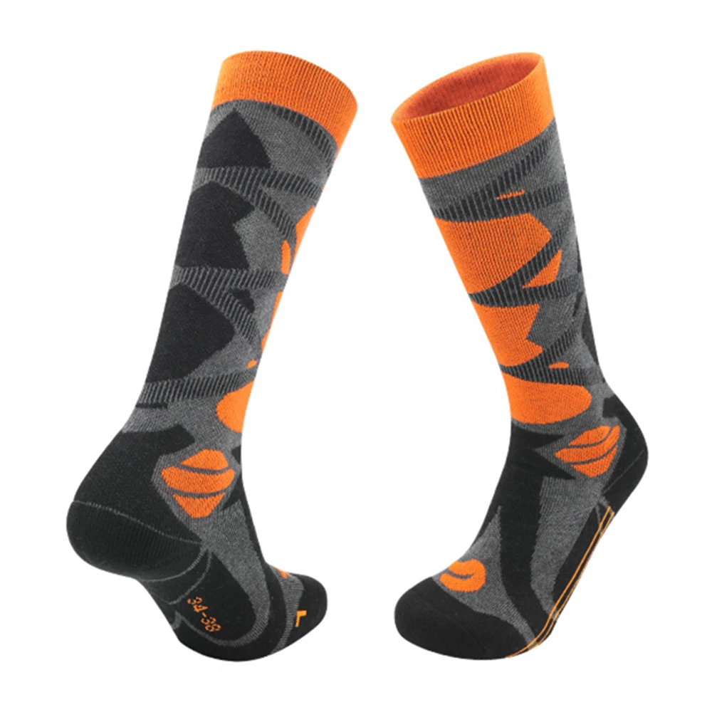 Heren dames jeugd winterskisokken dikker katoen warm houden snowboarden schaatsen skiën buitensportkousen comfortabel