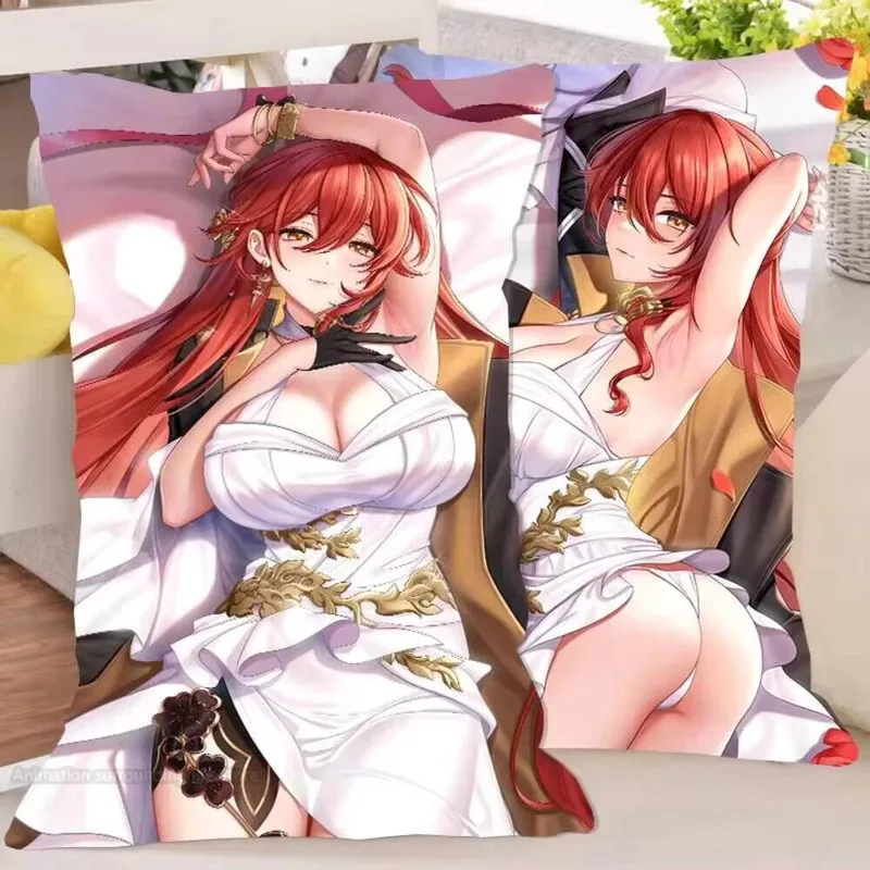 غطاء وسادة الجسم Himeko المعانقة ، Dakimakura Honkai: Star Rail Clara Cosplay ، غطاء وسادة معانقة أوتاكو ، هدايا عيد الميلاد ، 2WAY