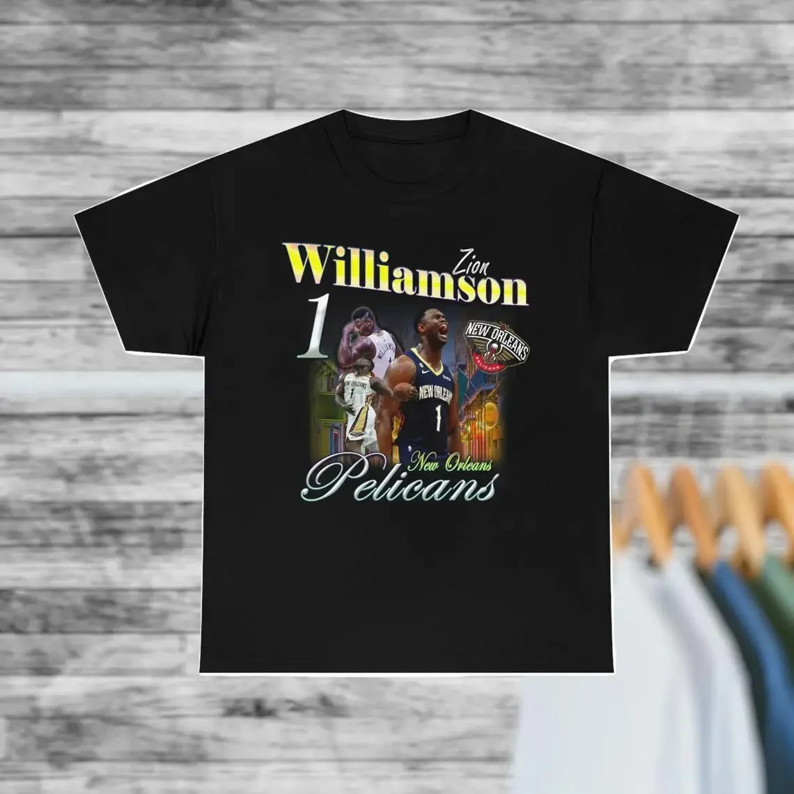 Zion Williamson Graphic Shirt Unisex Basketball T-Shirt Bootleg Basketball Tee Vintage Tshirt