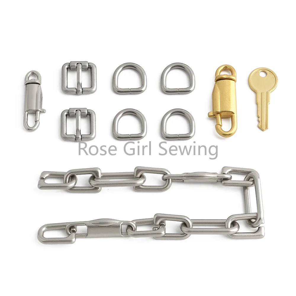 2/6/10Sets Multi-Purpose Bag Locks Hardware Accessories Kit For Evening Handbag Clutch Crossbody Replacement Turn Lock DIY Craft