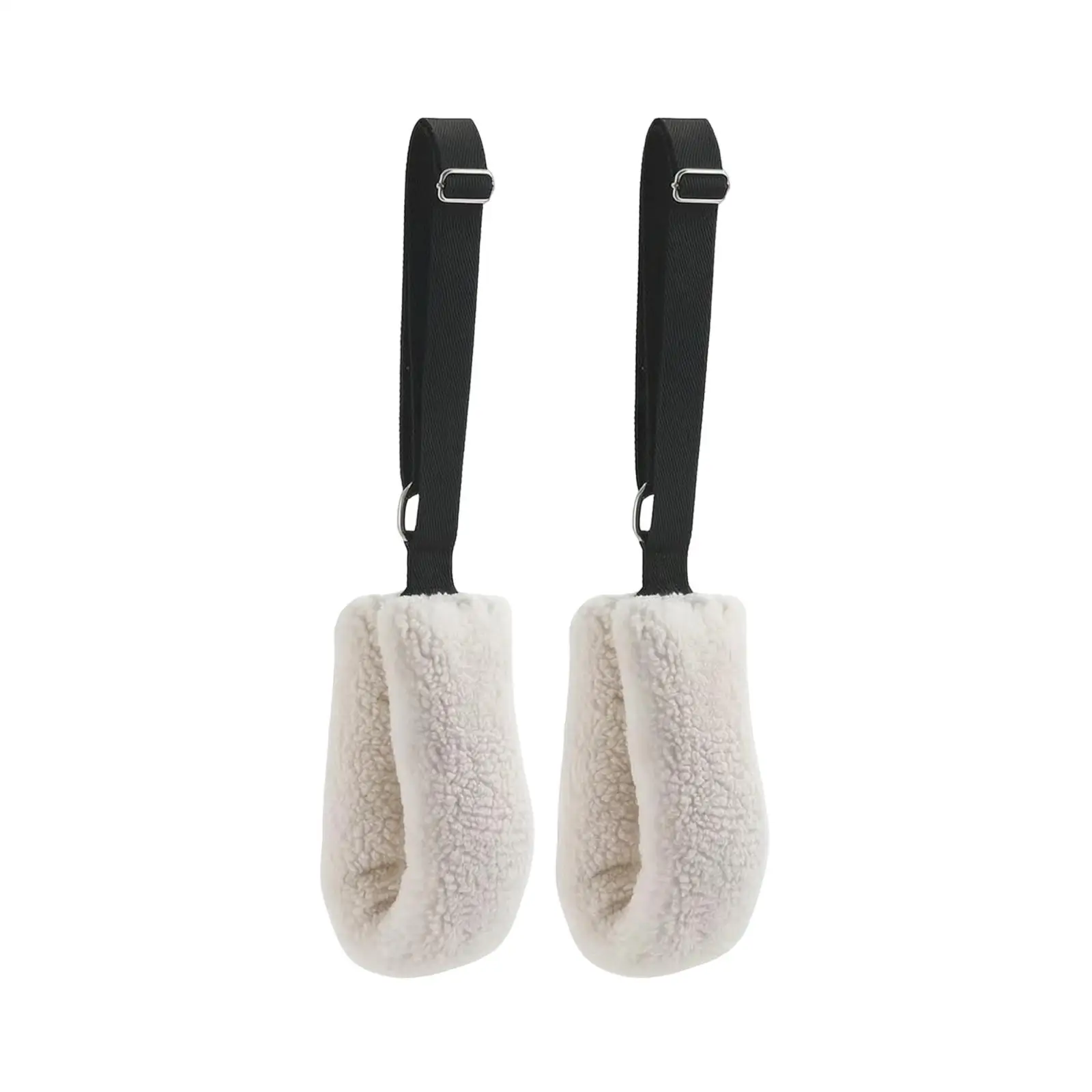Gym Straps for Pilates Reformer Machine with Padded Grips and Secure Metal Hardware for Home Studio Core and Flexibility