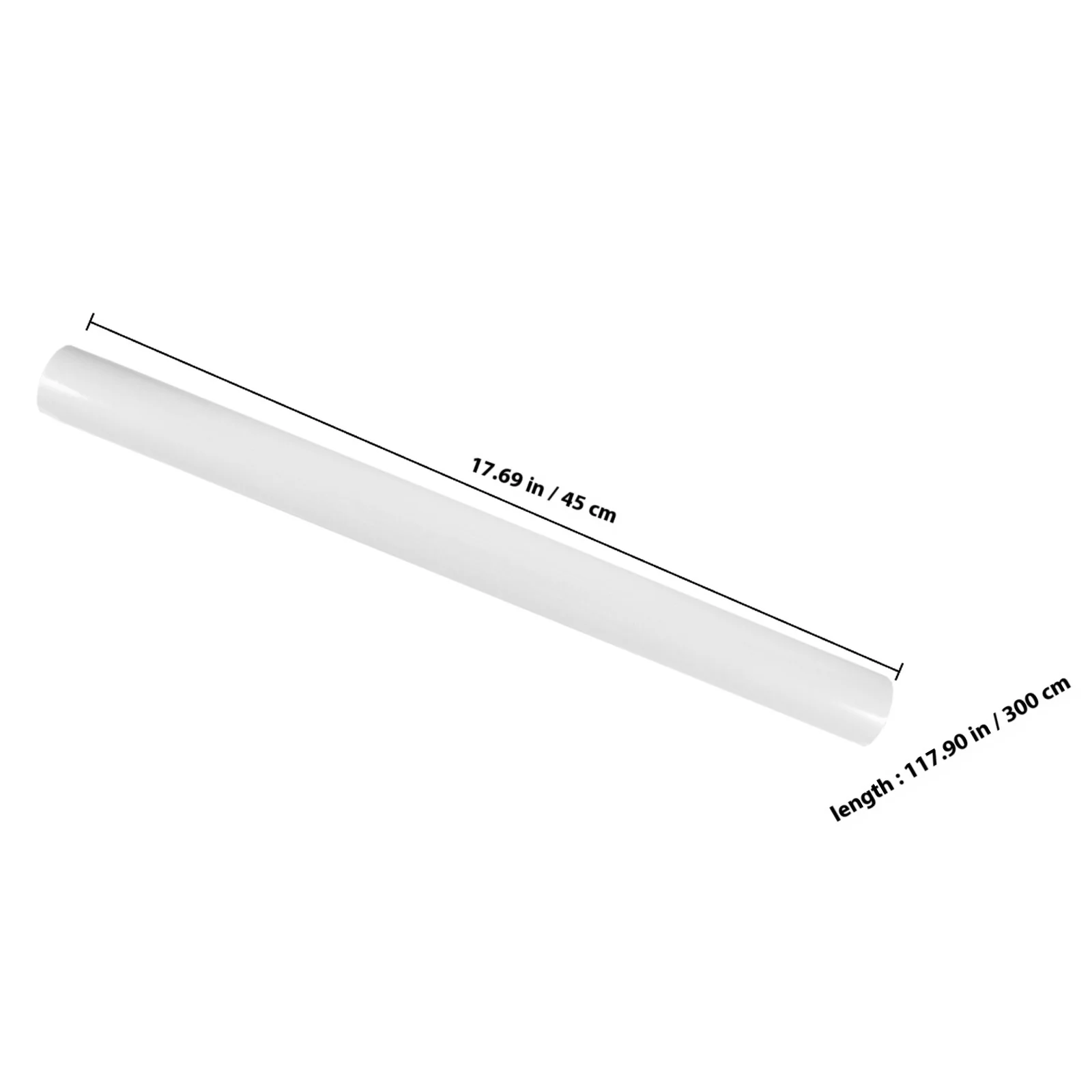 1 rollo de Protector de libro transparente, película adhesiva transparente de 45x300cm para escuela, oficina, álbum de recortes, suministros de cubierta de plástico, papel