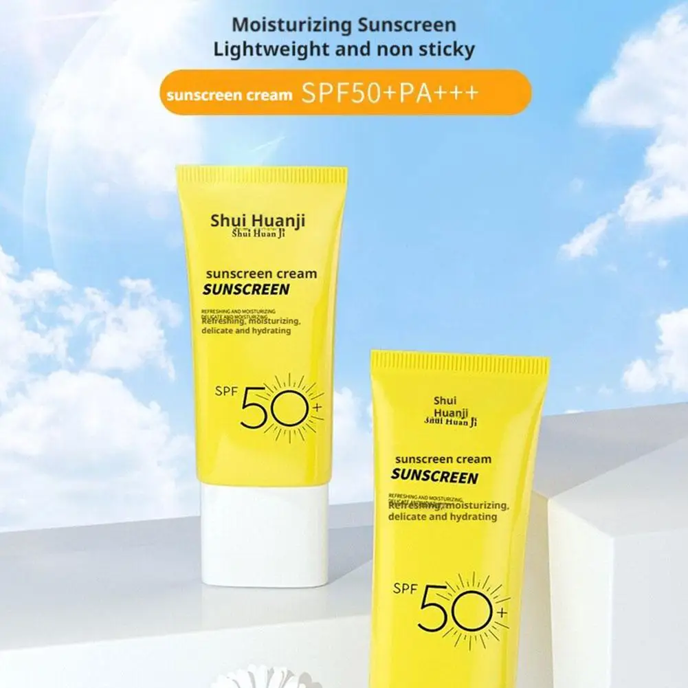 

Sunscreen SPF50+ Facial Body Sunscreen Whitening Sun Oil-control Cream Protective Moisturizing Sunblock Skin Cream Anti-Agi K2M4