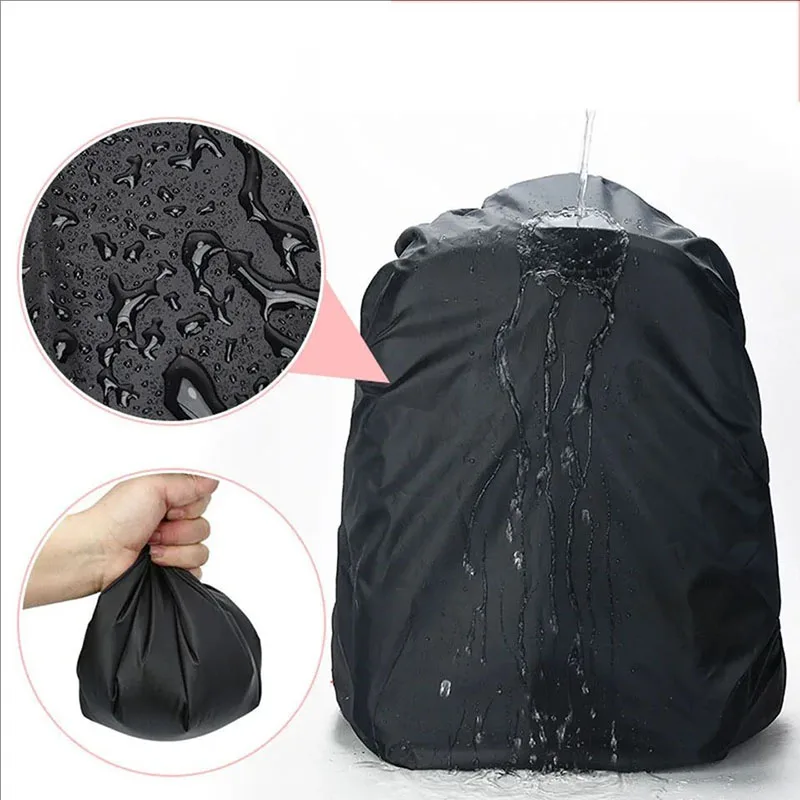 Capa de Chuva Impermeável para Mochilas de Camping, Caminhada e Montanhismo ao Ar Livre Protege a Mochila da Chuva e Respingos Mantendo o Equipamento Seco