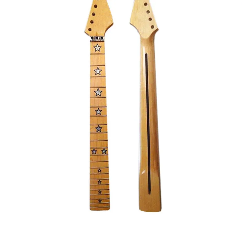 Disado 22 Frets Inlay Star Maple Electric Guitar Neck Guitar Accessories Parts Musical Instruments Can Be Customized