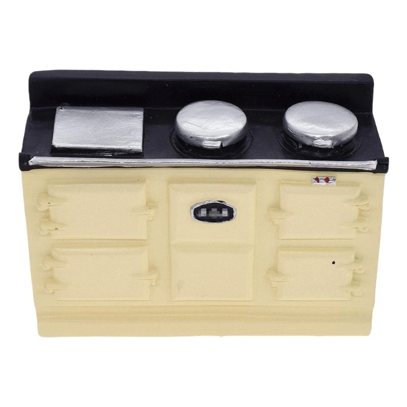 

Realistic Cooktop Furniture Model for Dollhouses Cabinet Role Play Collection