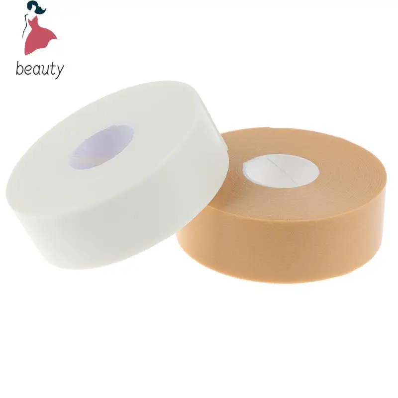 1 rollo de extensión de pestañas postizas, sin parche, almohadillas para los ojos, papel blanco/cinta desnuda debajo de las almohadillas para los ojos, accesorios de maquillaje