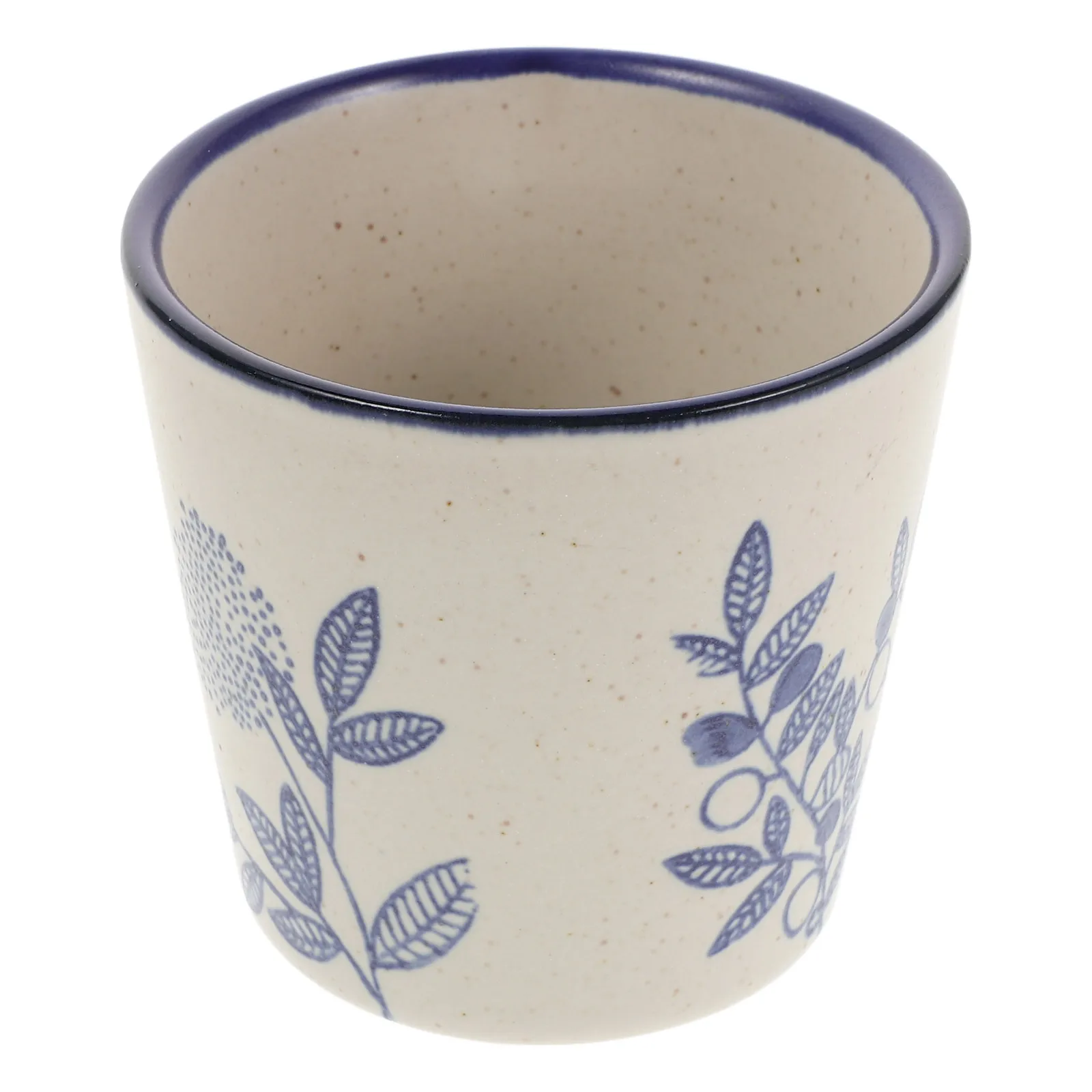

Chinese Handmade Cup Without Handles Ceramic Mug for Rv Kitchen Travel Vintage Asian Tea Serving Bowl