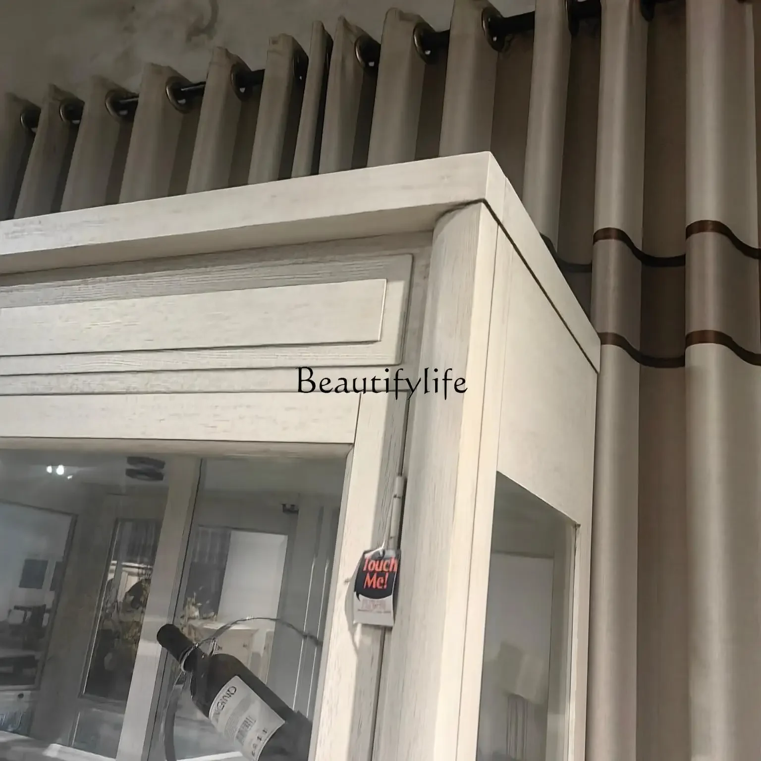 3 خزانة عرض أمريكية خزانة مشروبات (638-892) أمريكا الشمالية بلوط أبيض + خشب مطاطي