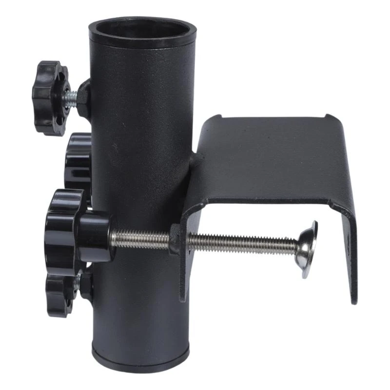 4x7b الحديد شرفة الحامل Sunshade مشبك الدعم المظلة الدعم للبذجة Sunshade مع سهلة التثبيت لمكافحة التصميم