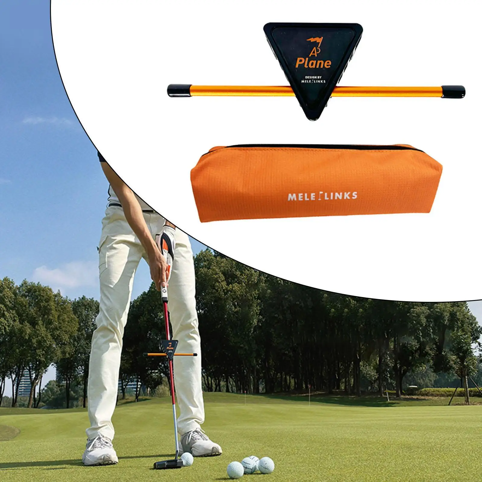 Golf Putting Training Aid Universal เครื่องมือ Putter Swing Trainer ผู้ใหญ่ผู้ชาย