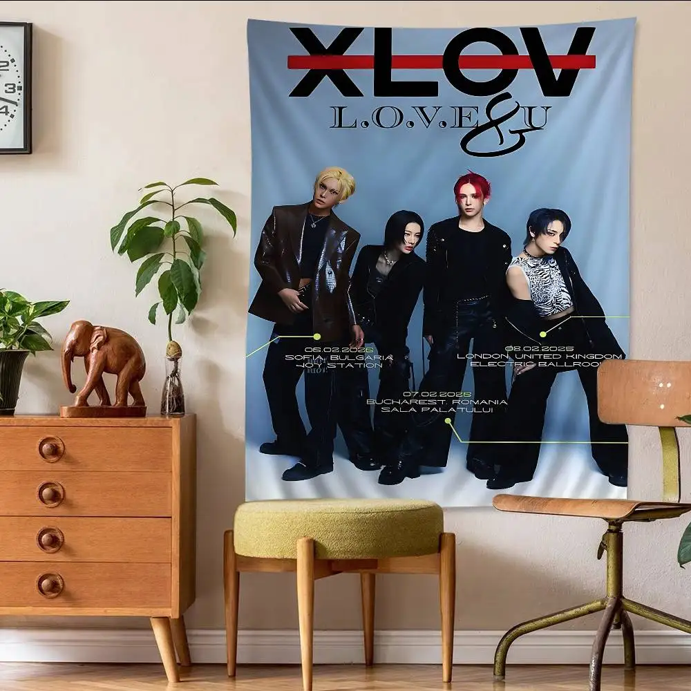 Kpop Group XLov Hanging Bohemian Tapestry Bohemian Wall Tapestries Mandala Cheap Hippie Wall Hanging
