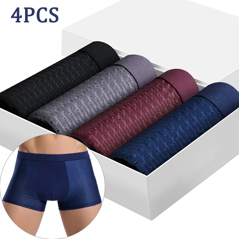 4Pcs/Lot Men's Unde…
