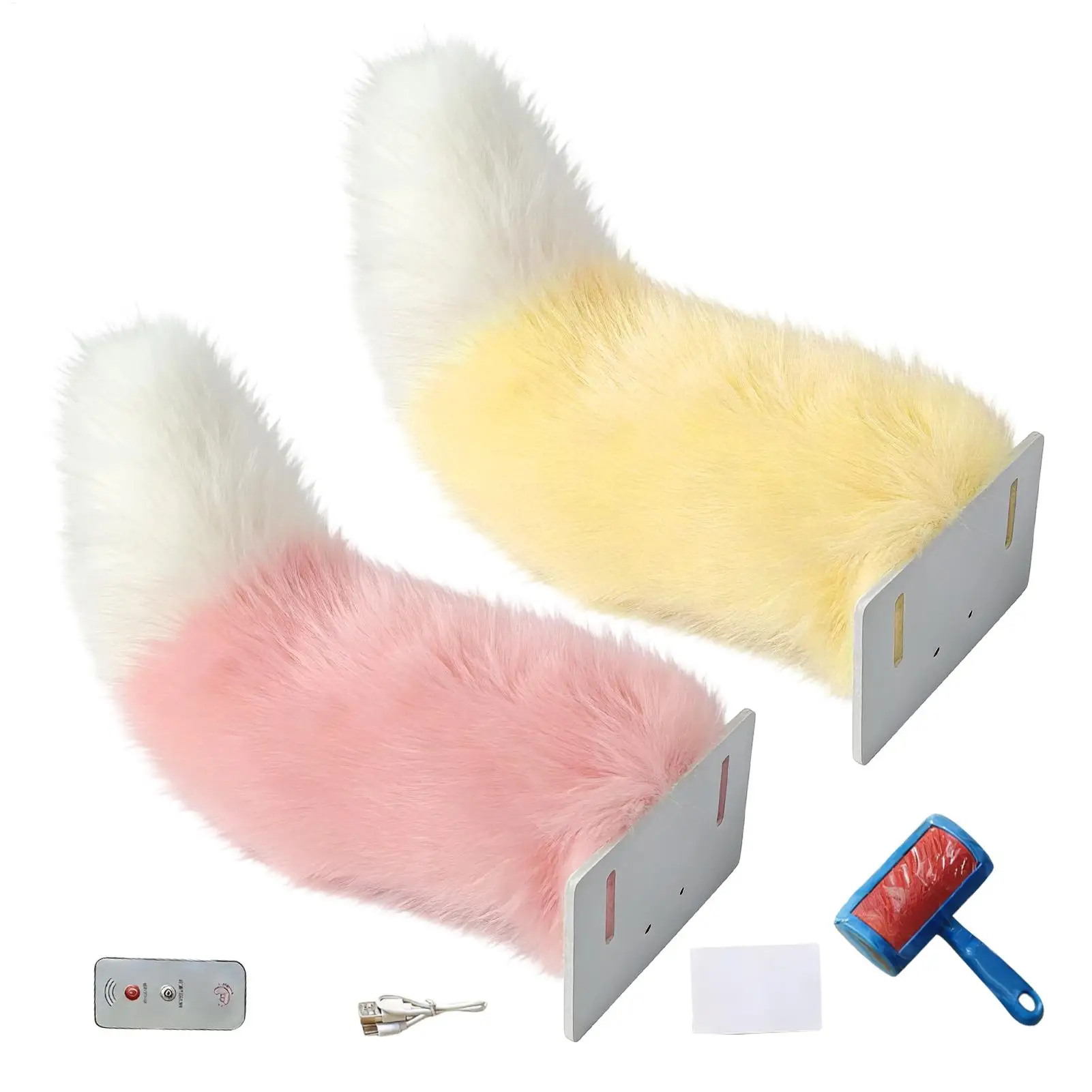 

Motorcycle rear Fox tail Decor Funny Removable Remote-controlled electric tail Decoration for Motorbike Animal Tail ornamental