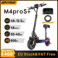 IENYRID M4 Pro S+ Electric Scooter, 800W Motor, 48V 12.5AH Battery, 10\
