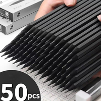 10/30/50pcs/set 2B HB Wooden Lead Pencils Black Wood Graphite Pencil Set Wood-Cased Pencils for Office School Writing Supplies