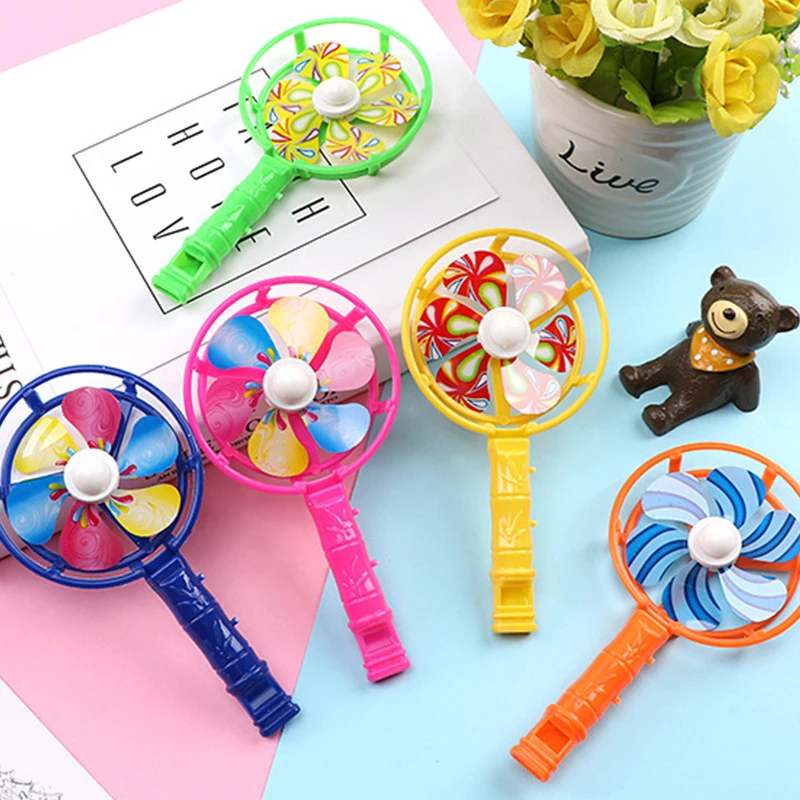 10pcs Whistle Windmill Fan Party Favors - usage example