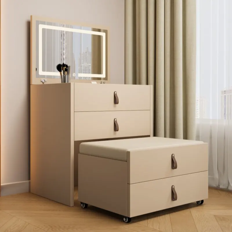 

Save Space Salon Vanity Table Modern Aesthetic Room Decor Professional Dressing Table Vintage Penteadeira Lounge Suite Furniture
