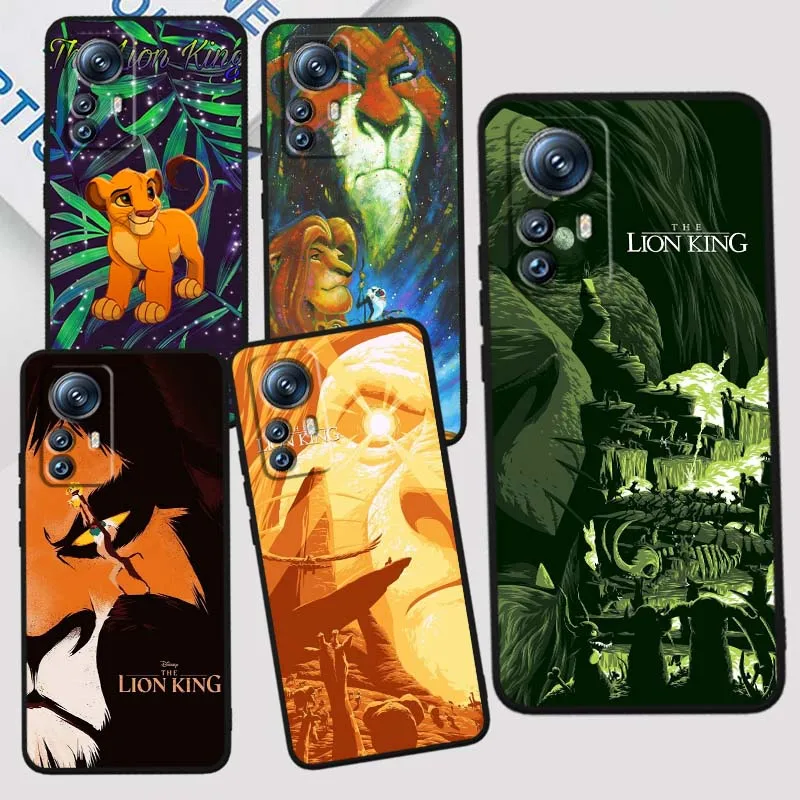 

Animation Lion King Cartoon For Xiaomi Mi 15 14 13 13T 12 12T 12S 11 11i 11T Pro Ultra Lite 5G Black Soft Cover Phone Case