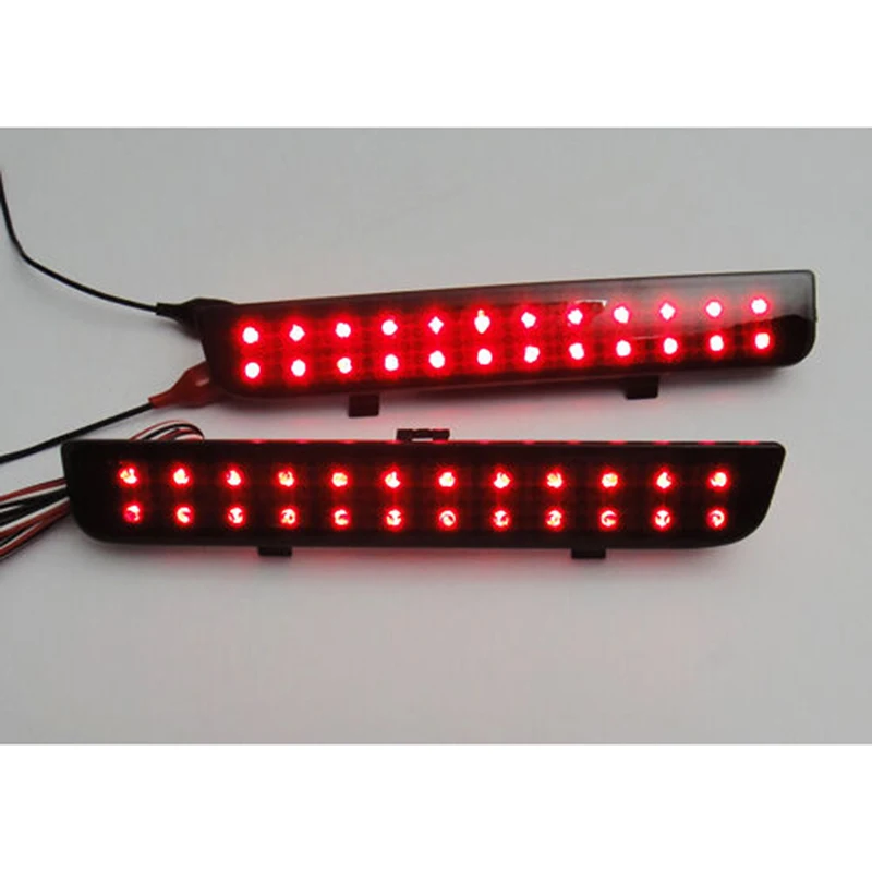 Car Smoked Bumper Reflector LED for Land Rover Range Rover L322 LR2 Tail Brake Stop Light