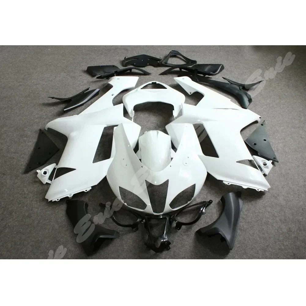 Unpainted Injection Body Work Race Fairing Set Kit For Kawasaki Ninja 636 ZX-6R 2007 2008