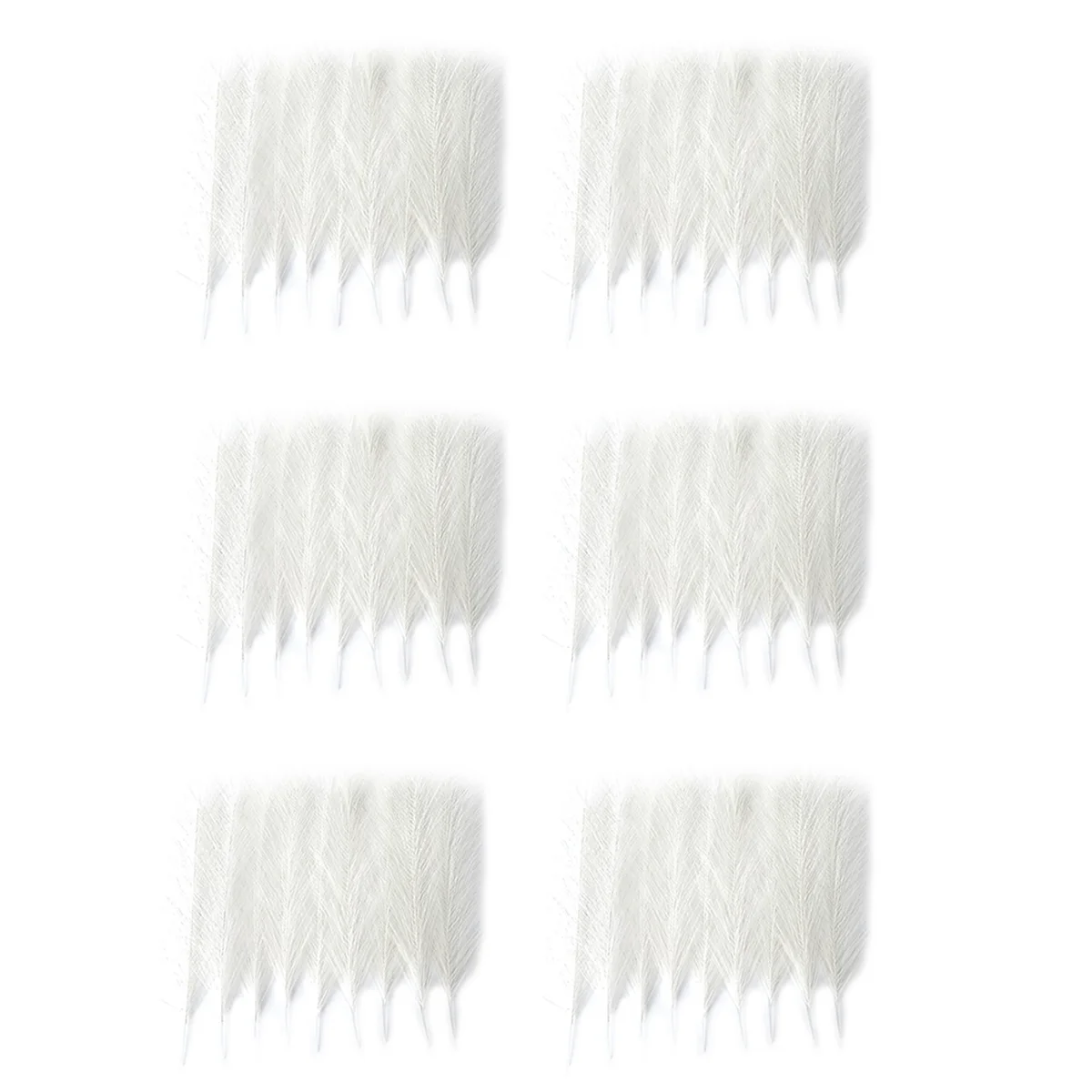 Y31A 50 قطعة منتفخ اصطناعي Pampas البوهيمي العشب نبات صناعي Bulrush ديكور حفلات الزفاف والمنزل