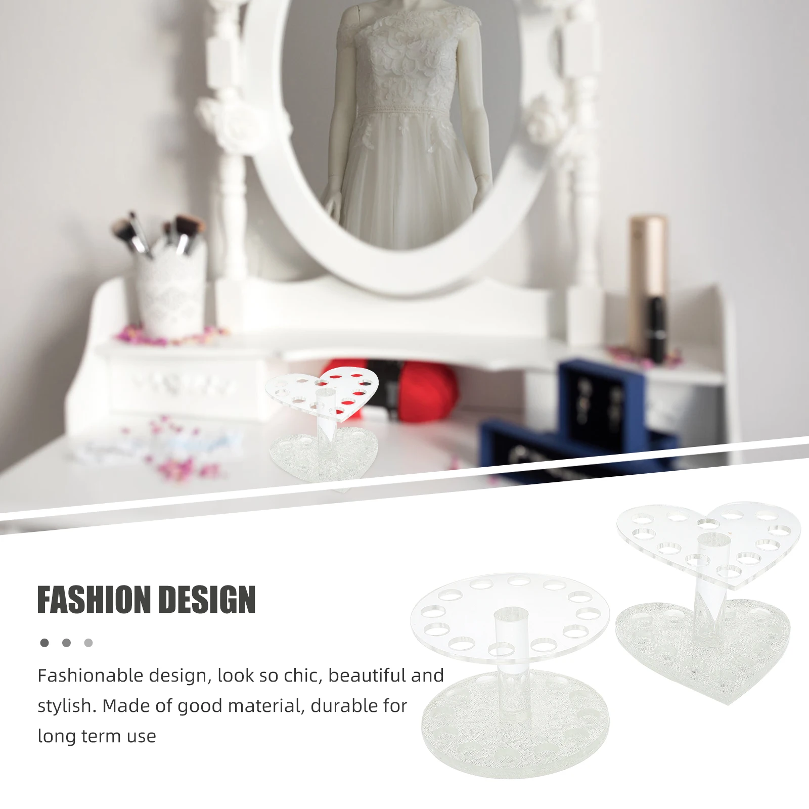 

Flower Painting Pen Holder Manicure Nail Brush Holders Display Tool Stand Bracket Storage Brushes