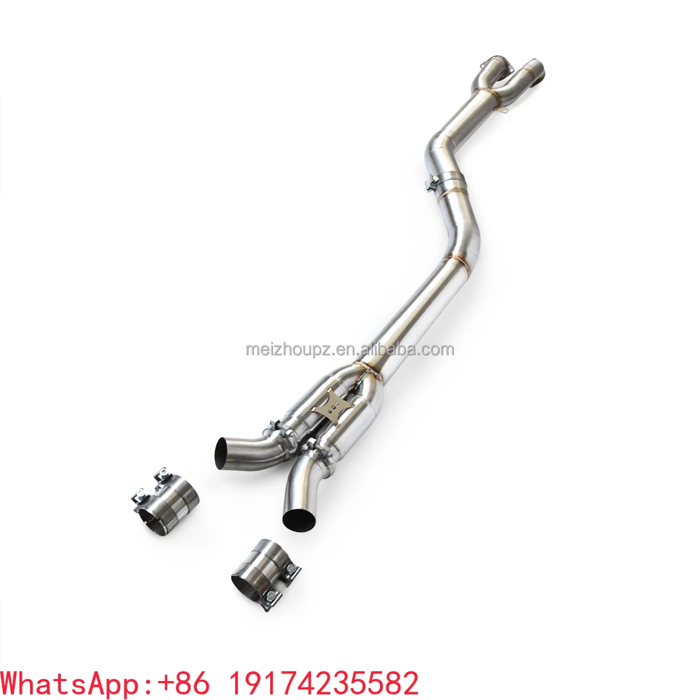 

Mid Pipe Suitable for BMW M2 G87 S55 3.0T 2021-2023 High Performance S.Steel Exhaust Mid Pipe with Resonator Single Wholesale