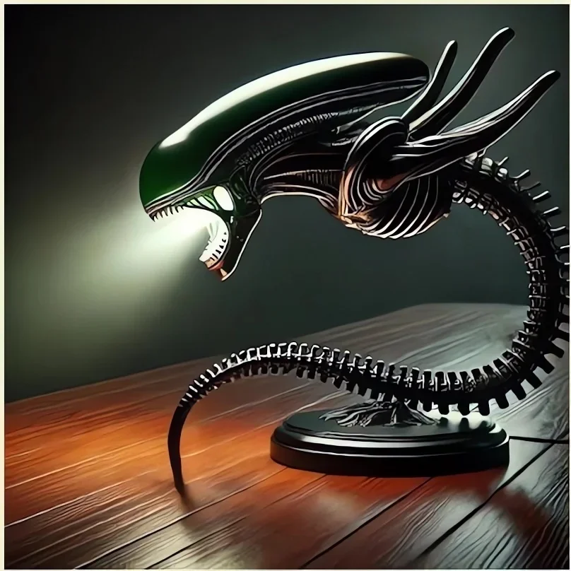 

Uniquely designed alien creature lamps, bedroom home decorative lamps, resin decorative items and ornaments