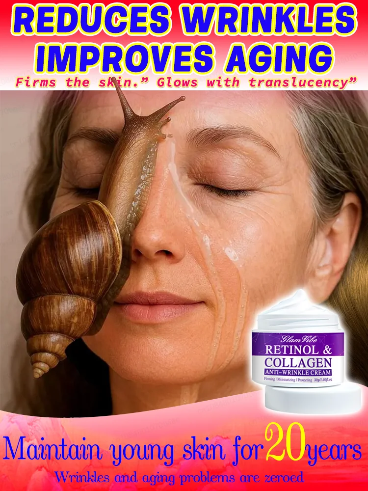 

Collagen anti-aging, Hyaluronic acid anti-wrinkle and anti-aging, Snail moisturizing