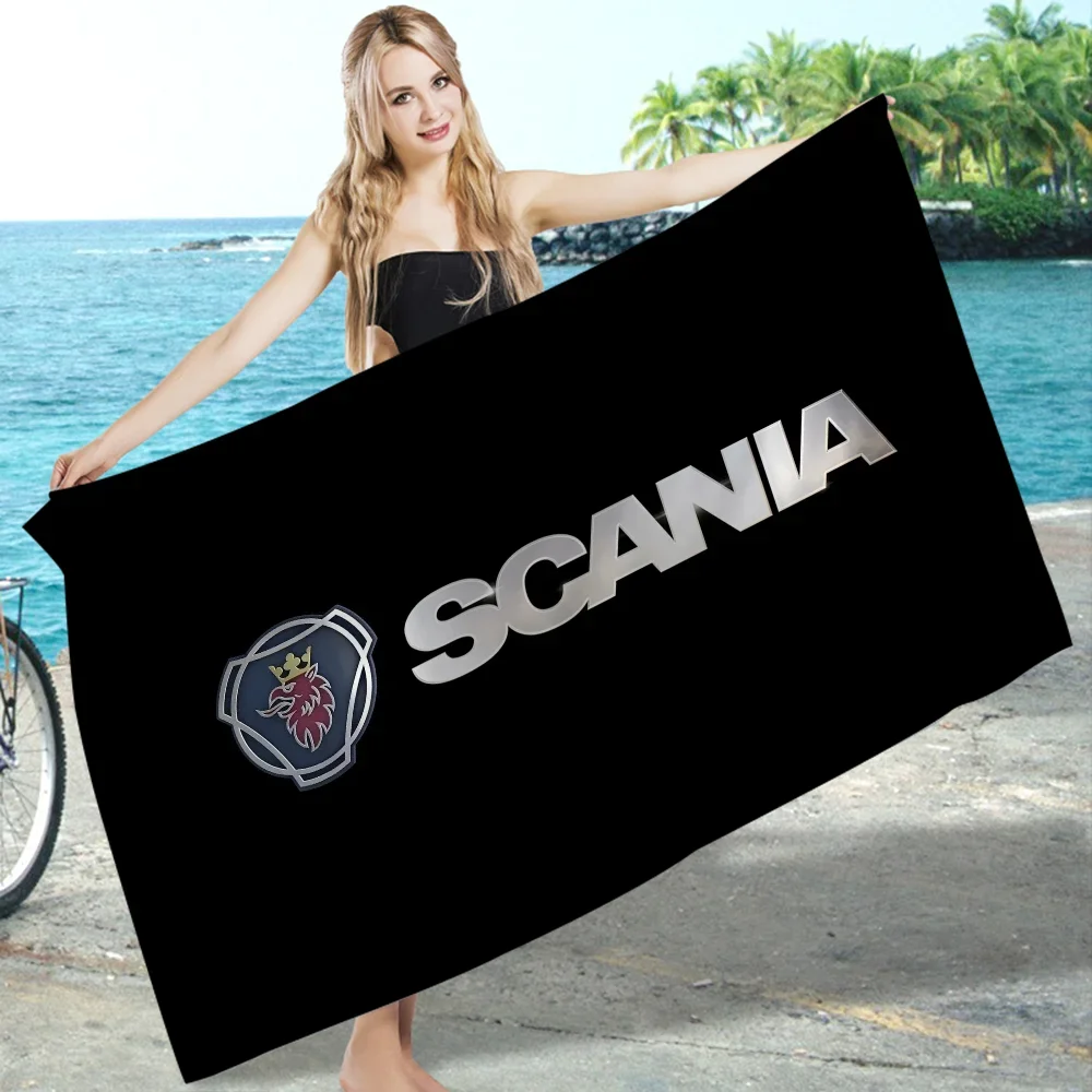 S-Scanias Beach Towels Shower Towel Sauna Travel Spa Microfiber Quick Dry Gym Accessories Cute Room Decor