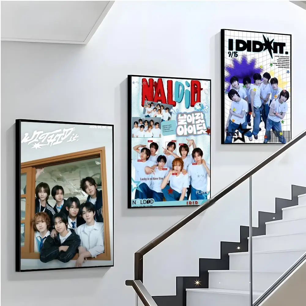 I-IDID Kpop Fly Rapper Album Poster Home Living Bed Room Bar Hallway Sticky Wall Printing Waterproof Aesthetic Decor - view 2