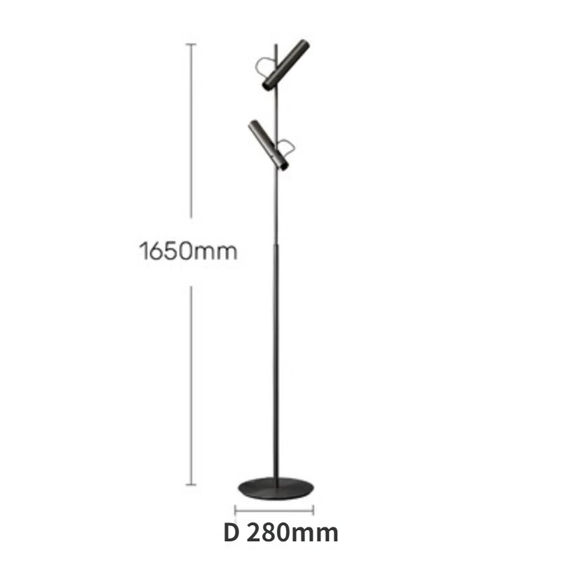 Imagem -06 - Nordic Led Floor Lamp para Sala de Estar Minimalista Moderno Quarto Estudo Quarto Modelo Designer Criativo Sofá em pé Gu10lamp Ajustável