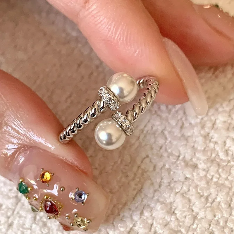 VENTFILLE 925 Sterling Silve Vintage Ring for Women Girl Texture Zircon Engagement Design Jewelry Gift Dropshipping