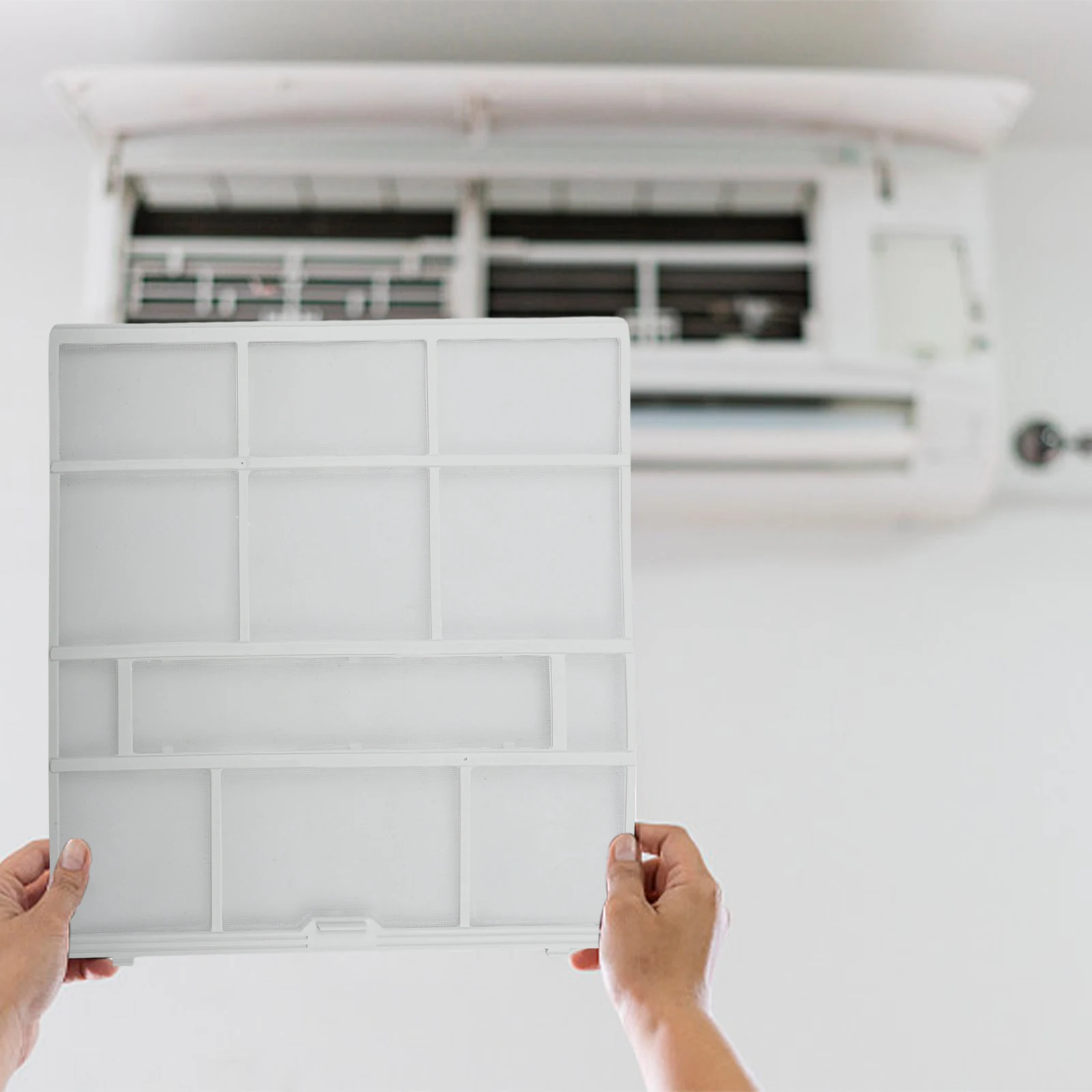 Indoor Unit Hanging Dust Screen Plastic Conditioner Filter Accessories For AC Outlet Cleaning Easy Installation Tool