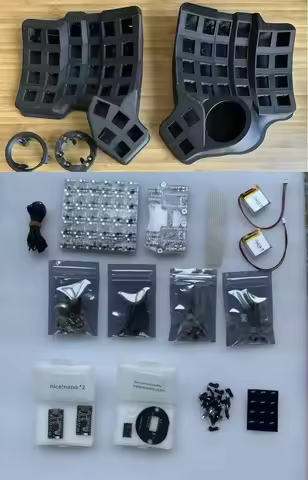 Charybdis Mini/Nano Split Keyboard Pcb Material Kit Custom Wired/wireless Trackball Split Mechanical Keyboard Case Not Pre Built