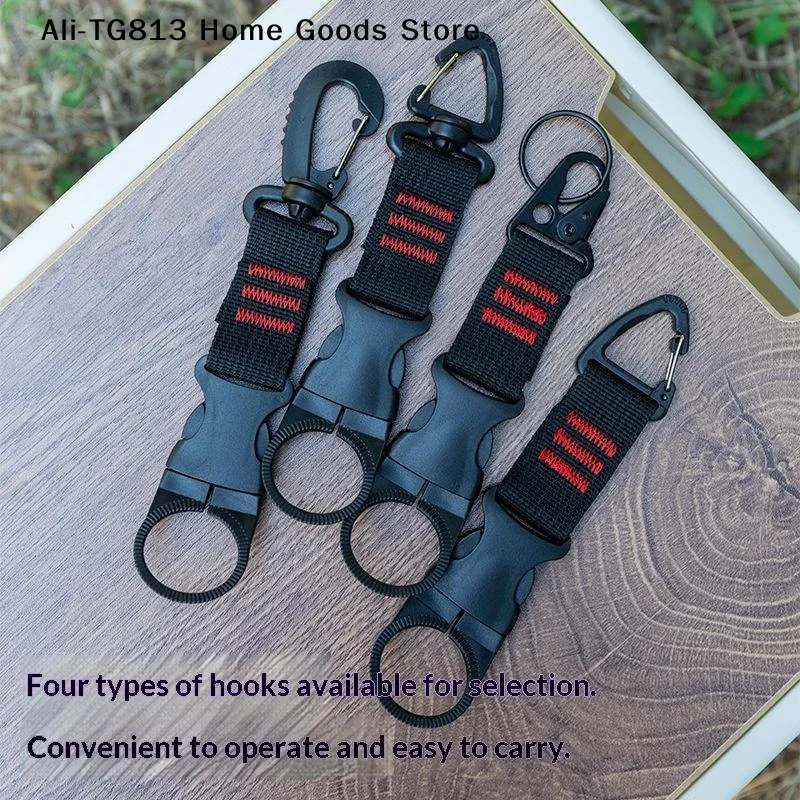 

[TG813]1Pc Nylon Webbing Buckle Hook Climb Carabiner Belt Backpack Hanger Hooks Clip Multifunction Water Bottle Holder Clip