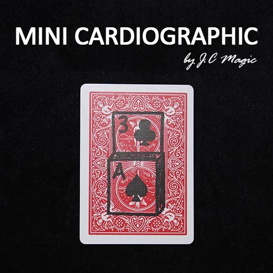 

Mini Cardiographic By J.C Magic Tricks Close Up Street Illusions Gimmicks Mentalism Props Prediction Card Rising Poke Card Magia