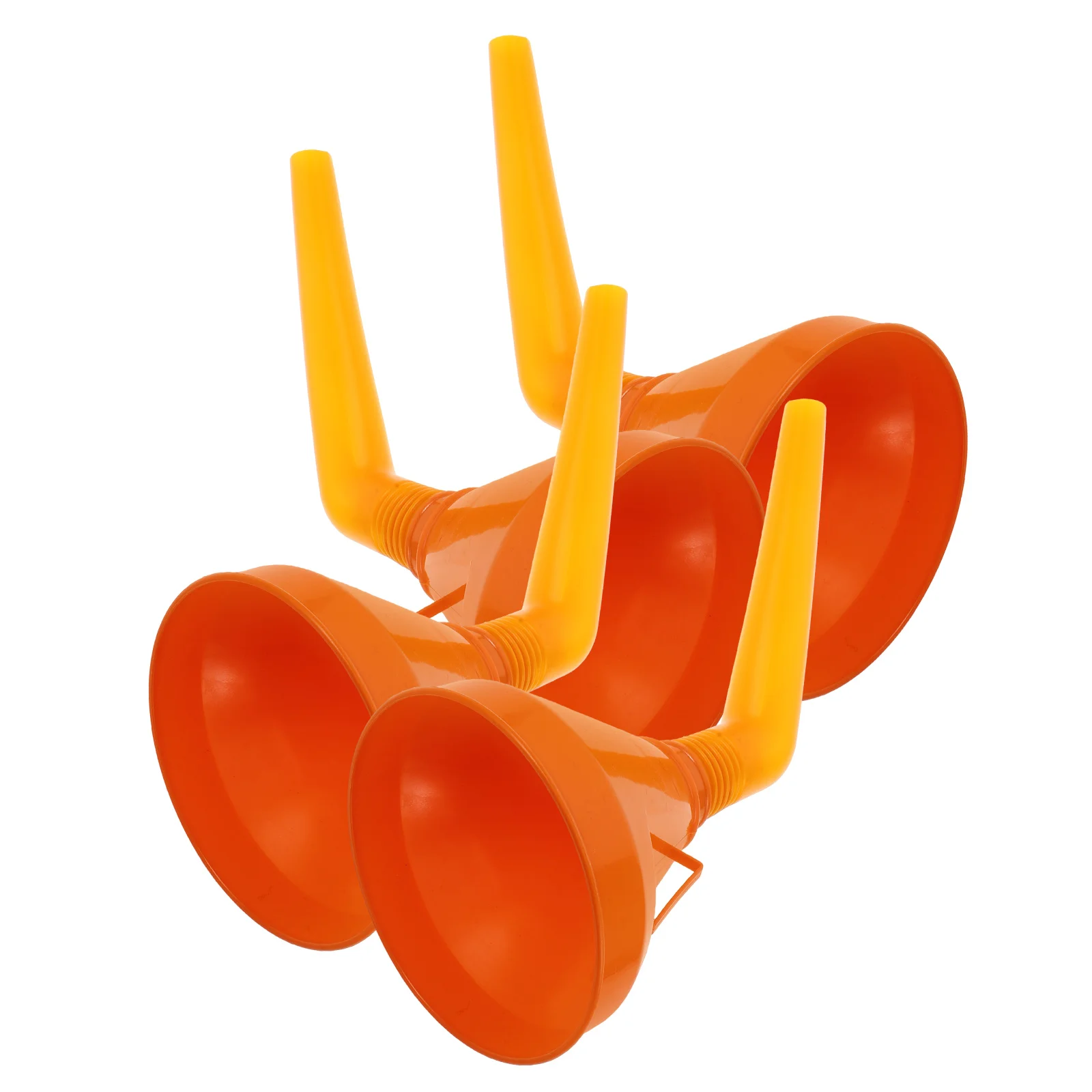 

4Pcs Car Motorcycle Refueling Funnel Thickened Plastic Fuel Funnel Wide Mouth for Oil Water Transfer Emergency Use