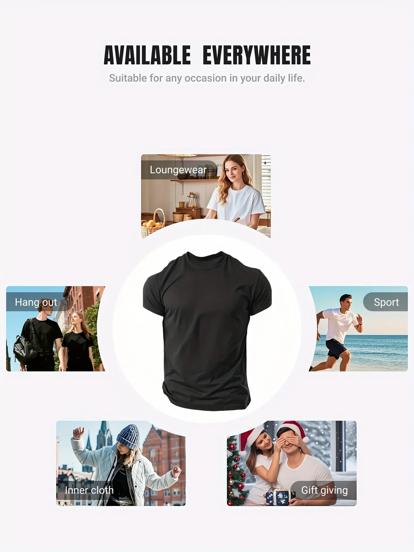 Fashion Skull 3D Digital Pattern Printing Men's Graphic T-Shirt, Comfort T-Shirt, Short Sleeve Pullover, Men's Summer Outdoo