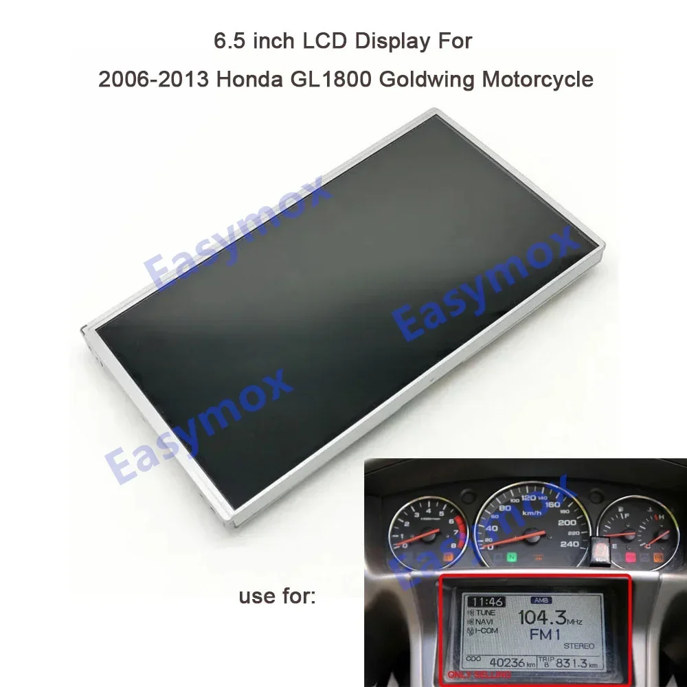 

LCD Display for Honda GL1800 Goldwing 2006-2013 GPS Navigation Radio Info 6.5 Inch LQ065T9BR54U