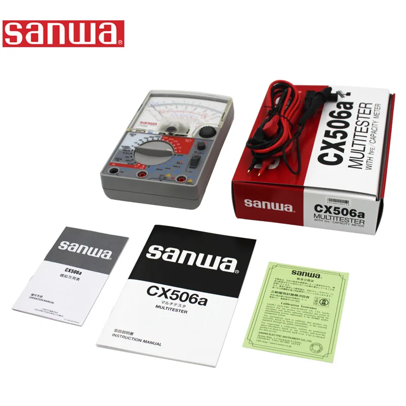 Sanwa CX506A Analog Multimeter Pointer Multi-Function Multi-Range Multimeter Capacitor and Transistor Check Function