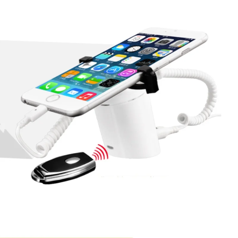 Retail Display Security Solutions for Cell Phone Anti Theft Alarm Stand for Mobile Shops