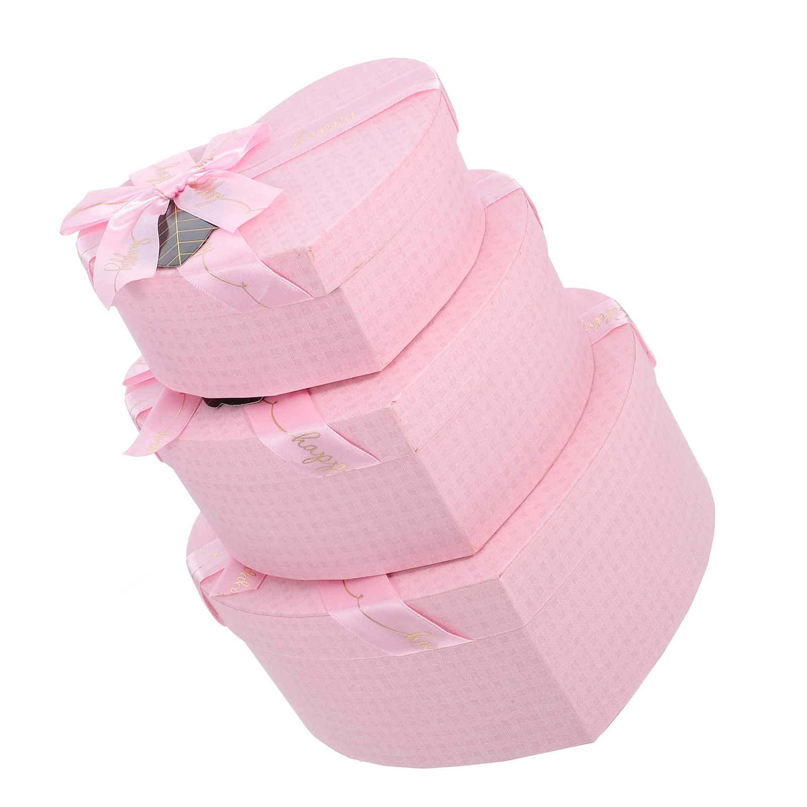 

3 Pcs Heart Shaped Gift Boxes Clear Cardboard Party Favor Boxes Valentine Candy Box Wedding Birthday Celebrations Packaging