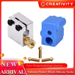Sidewinder X1X2 Genius Artillery-bloques de calentador de calcetines de silicona, Genius Pro, Kit de boquilla de volcán de 0,4mm, extrusora de Hotend
